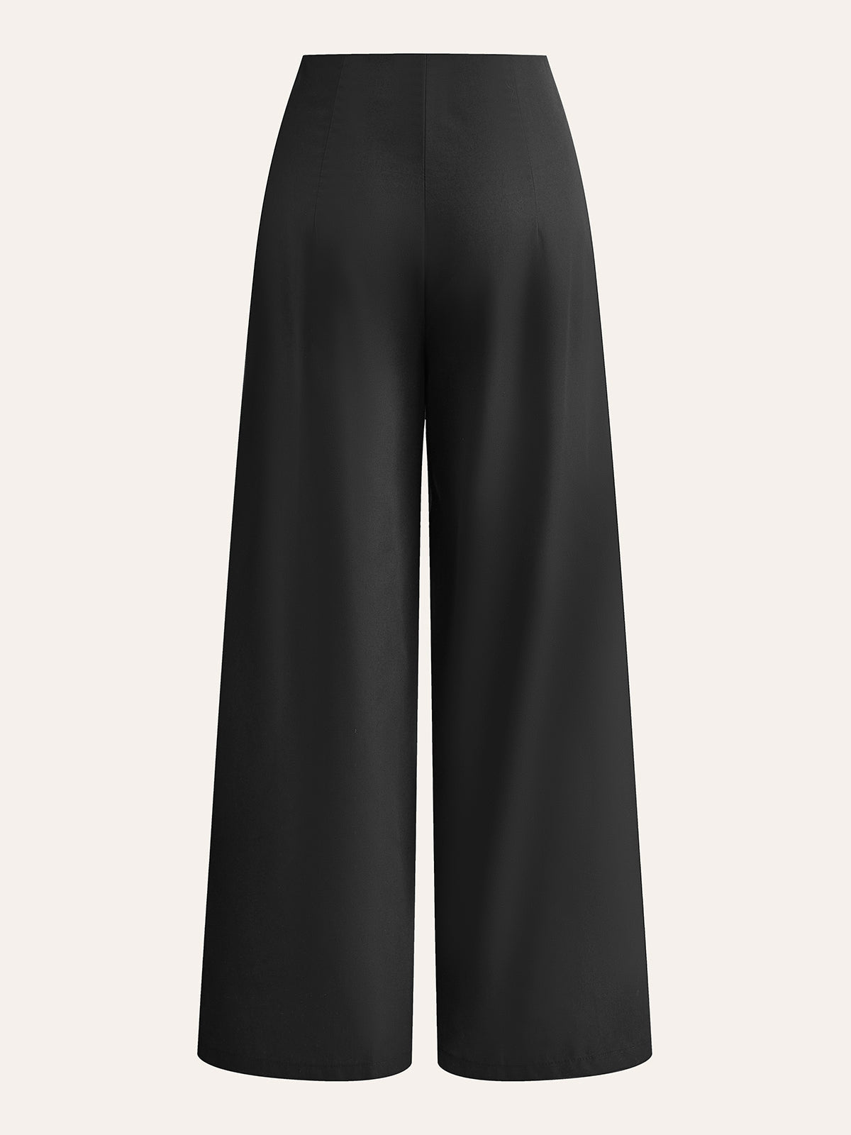 Blossom Embroidered High-Waist Wide-Leg Pants