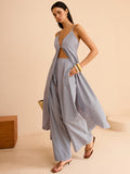 Relish Striped Long Cami Set
