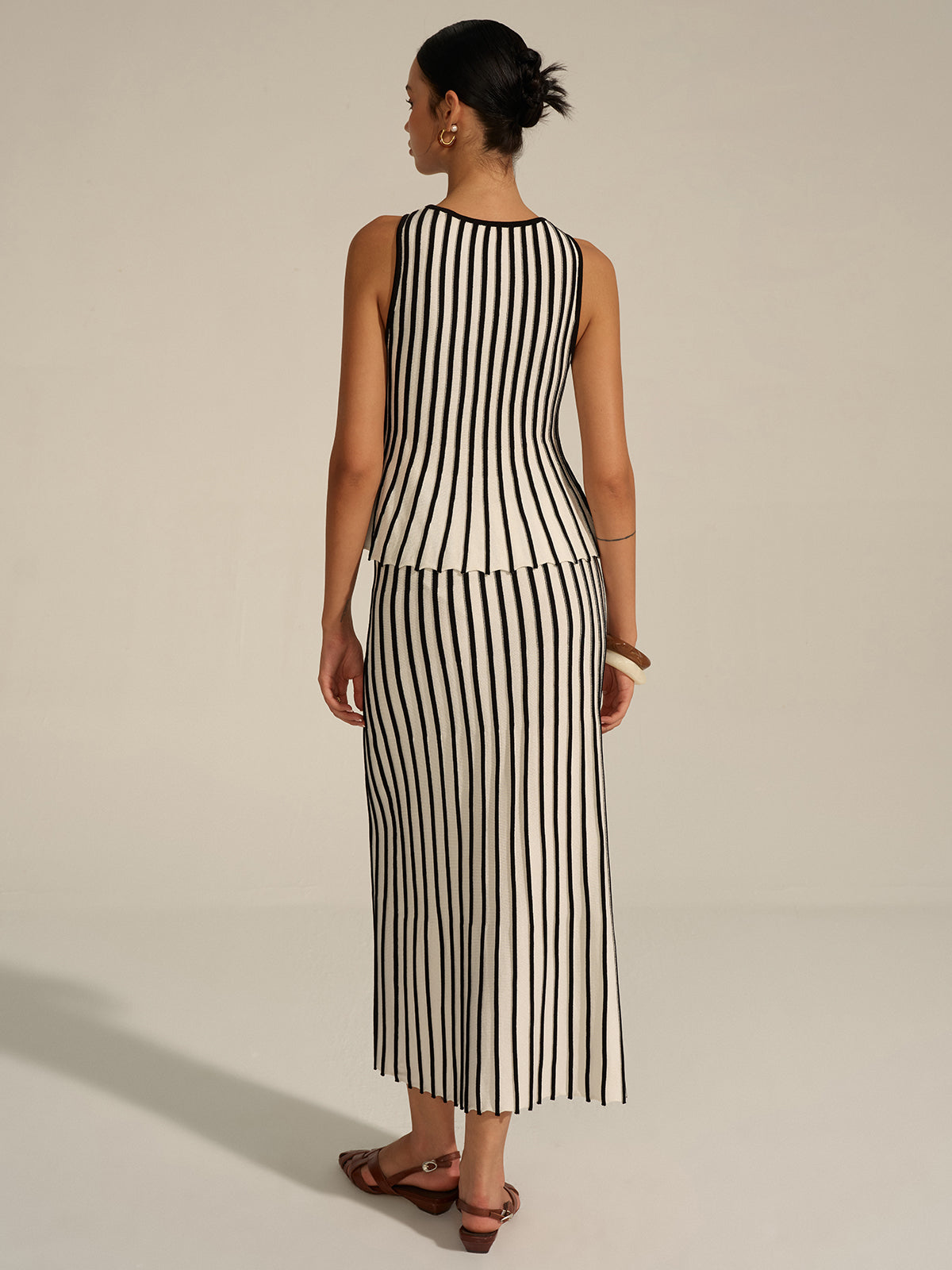 Greece Striped Knit Essential Set
