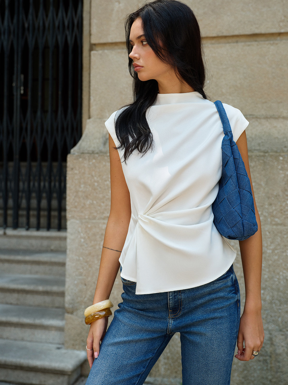 Grace Sleeveless Upscale Top