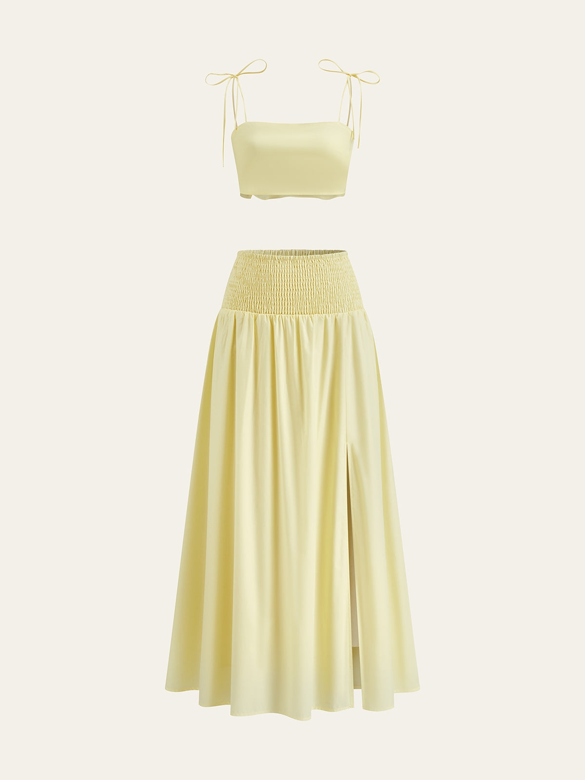 Sunkissed Split Thigh Skirt Set