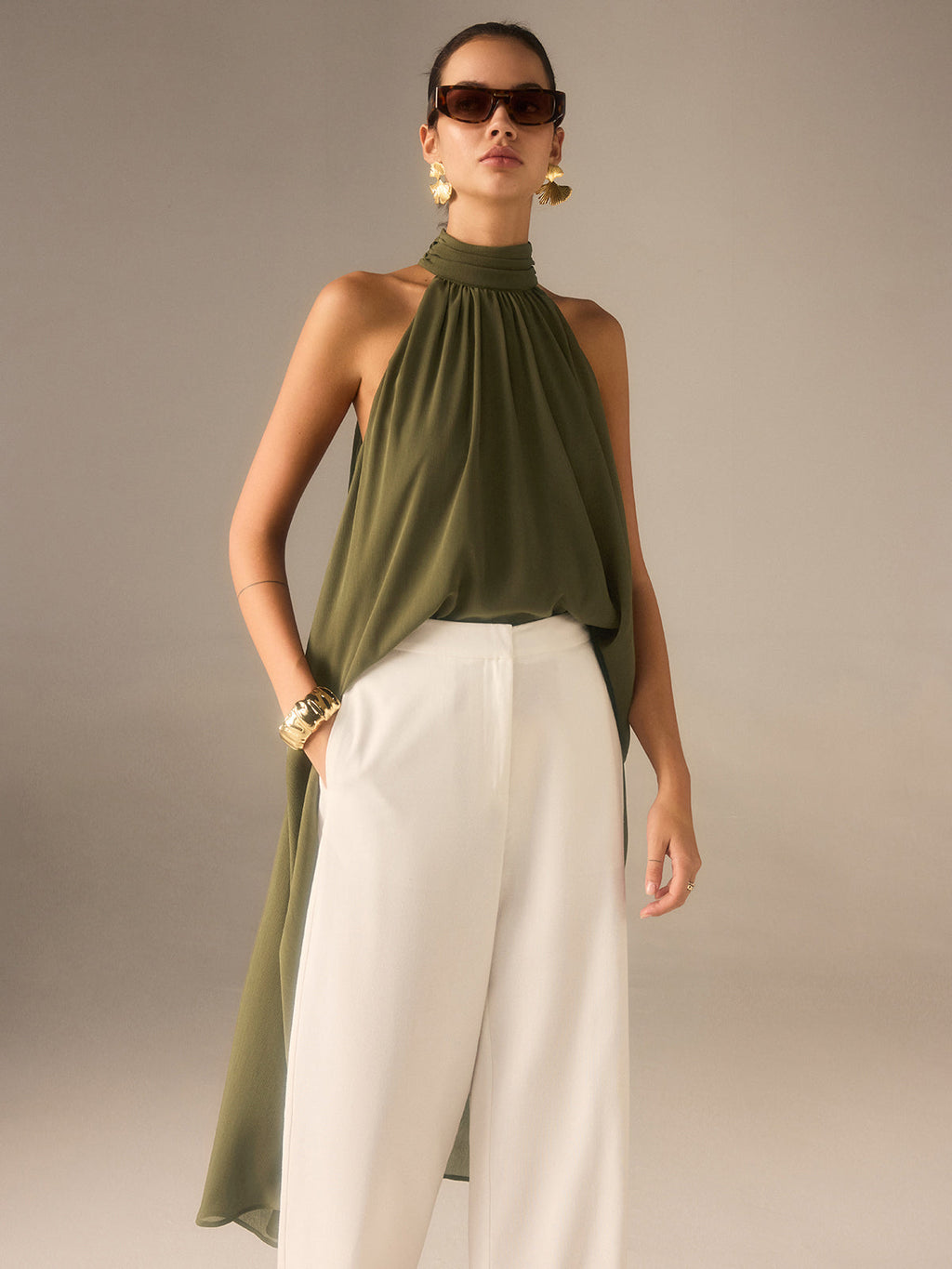 I'm Yours Halter-Neck Long Top