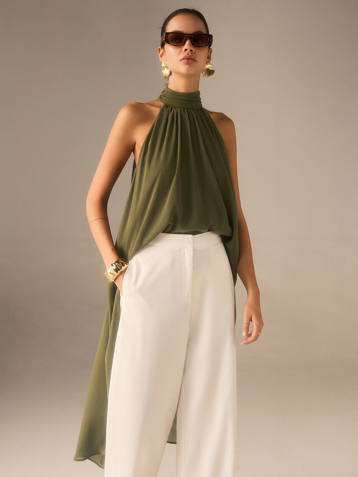 I'm Yours Halter-Neck Long Top