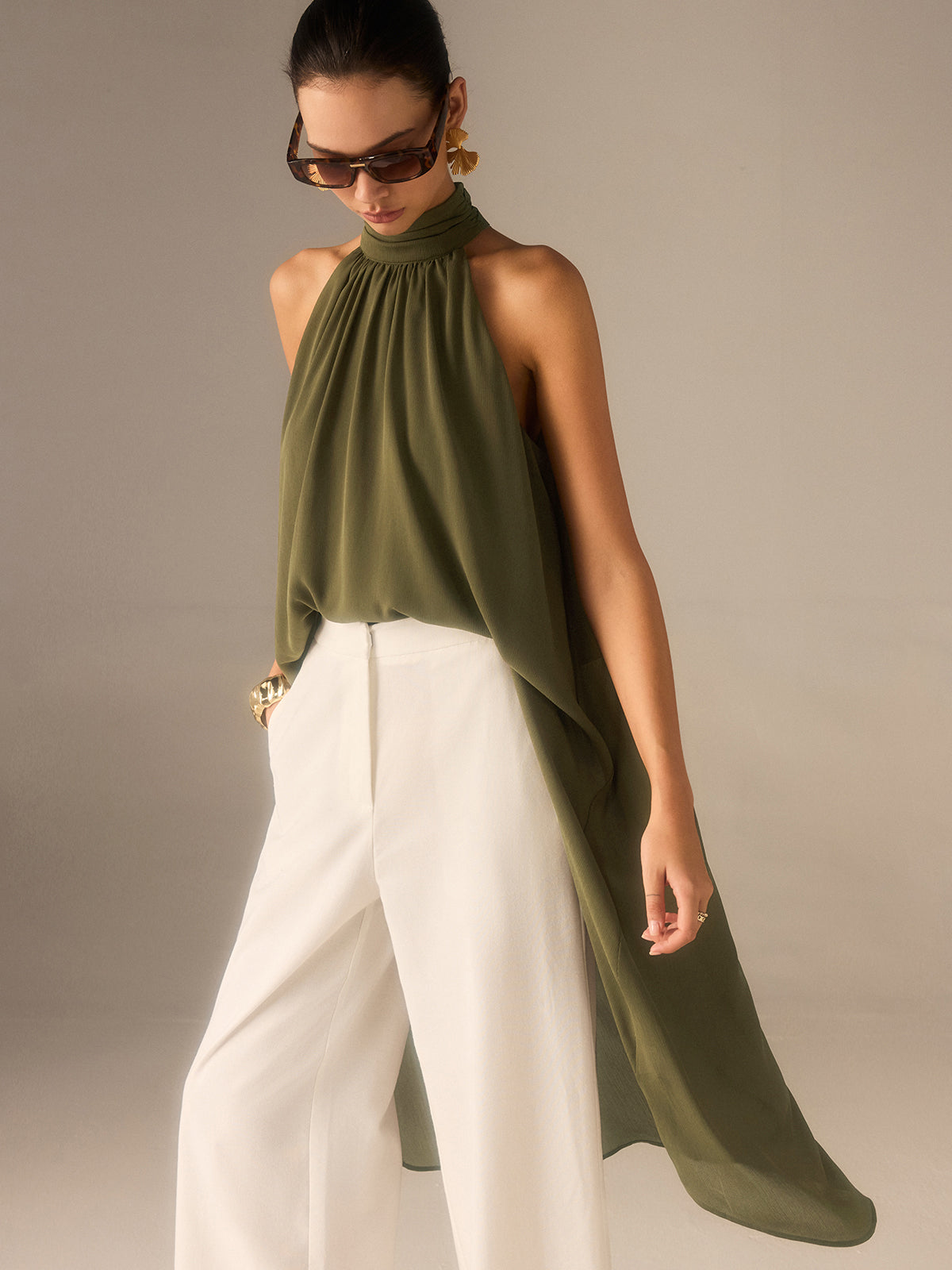 I'm Yours Halter-Neck Long Top