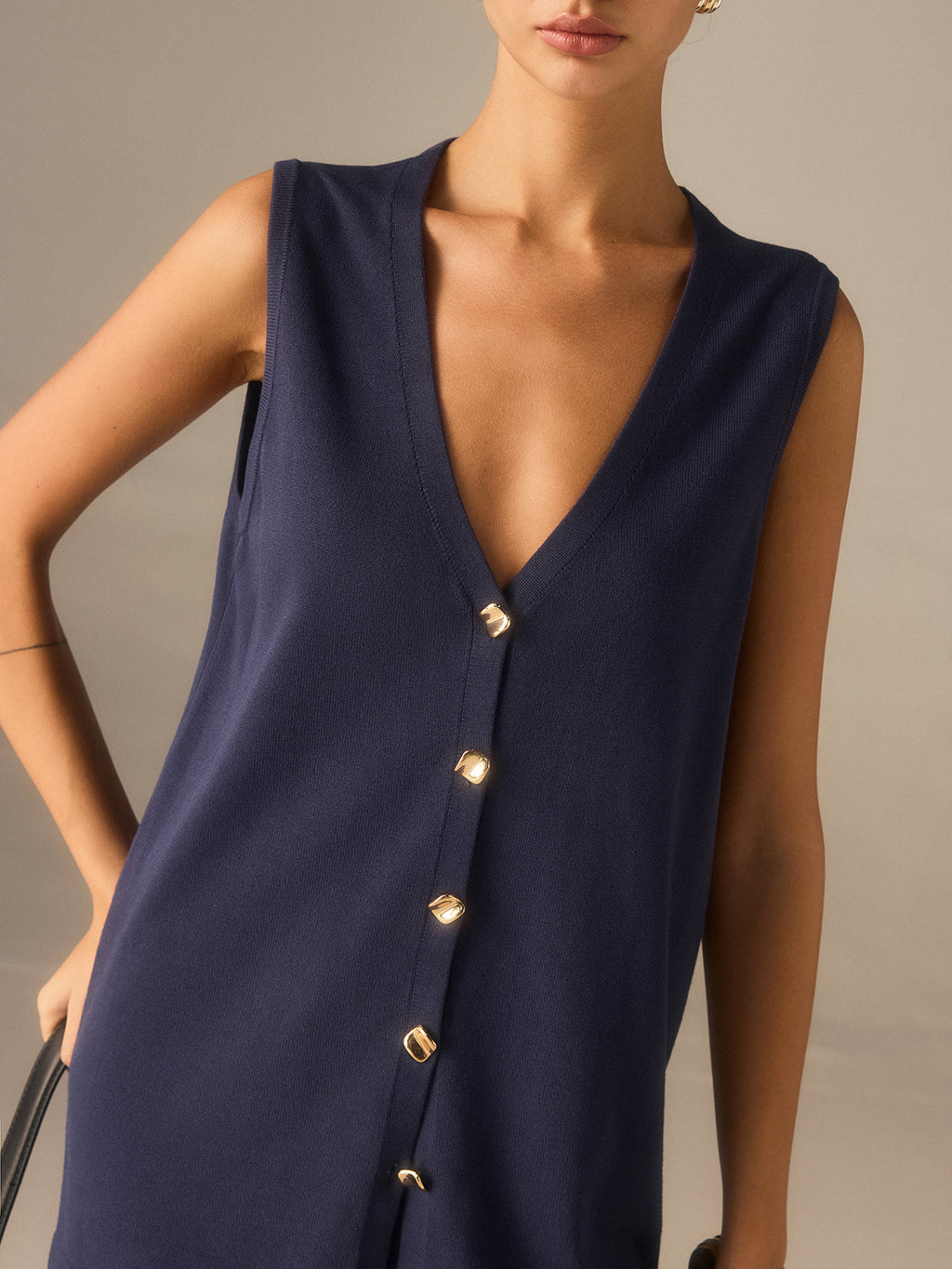 Golden Hour Knit Vest & Pants Set