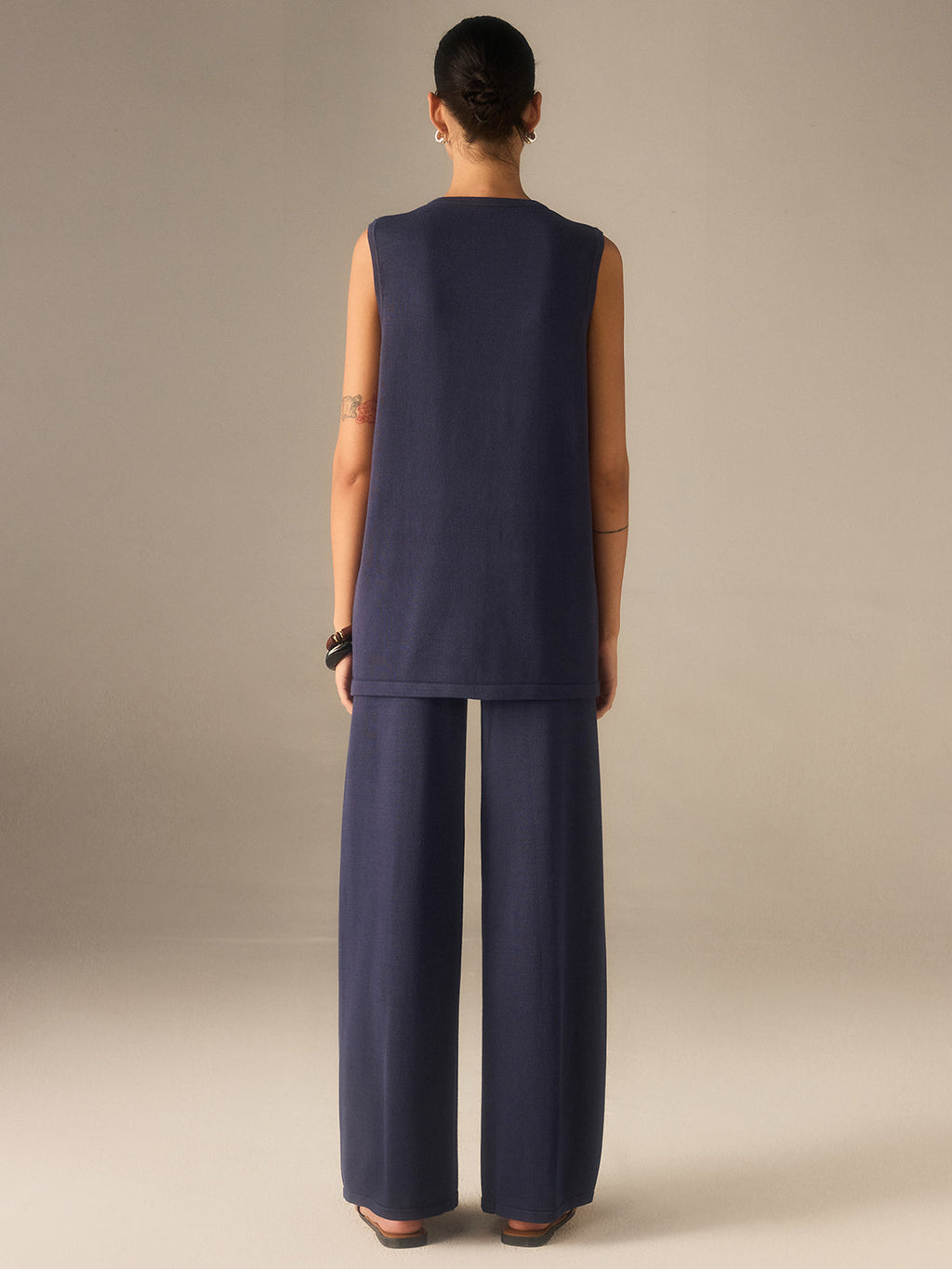 Golden Hour Knit Vest & Pants Set