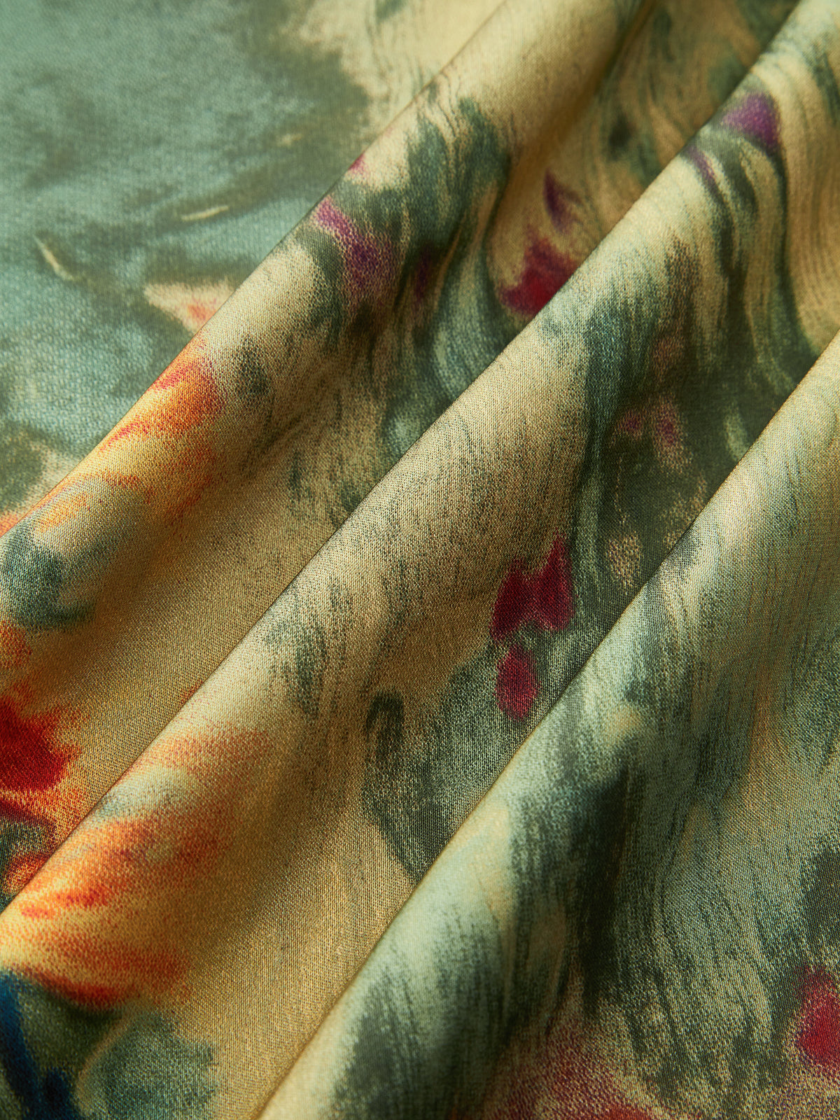 Wanderlust Printed Wrap-Tie Maxi Skirt