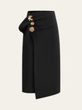 Mary Mist Pleasant Midi Skirt
