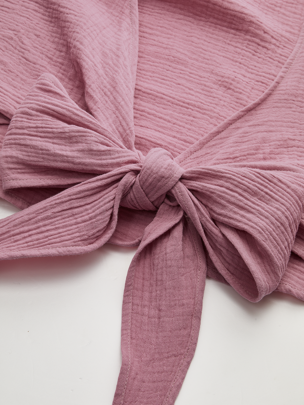Morning Bloom Long Sleeve Cropped Blouse