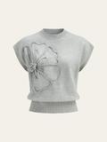 Petal Touch Chic Knit Top