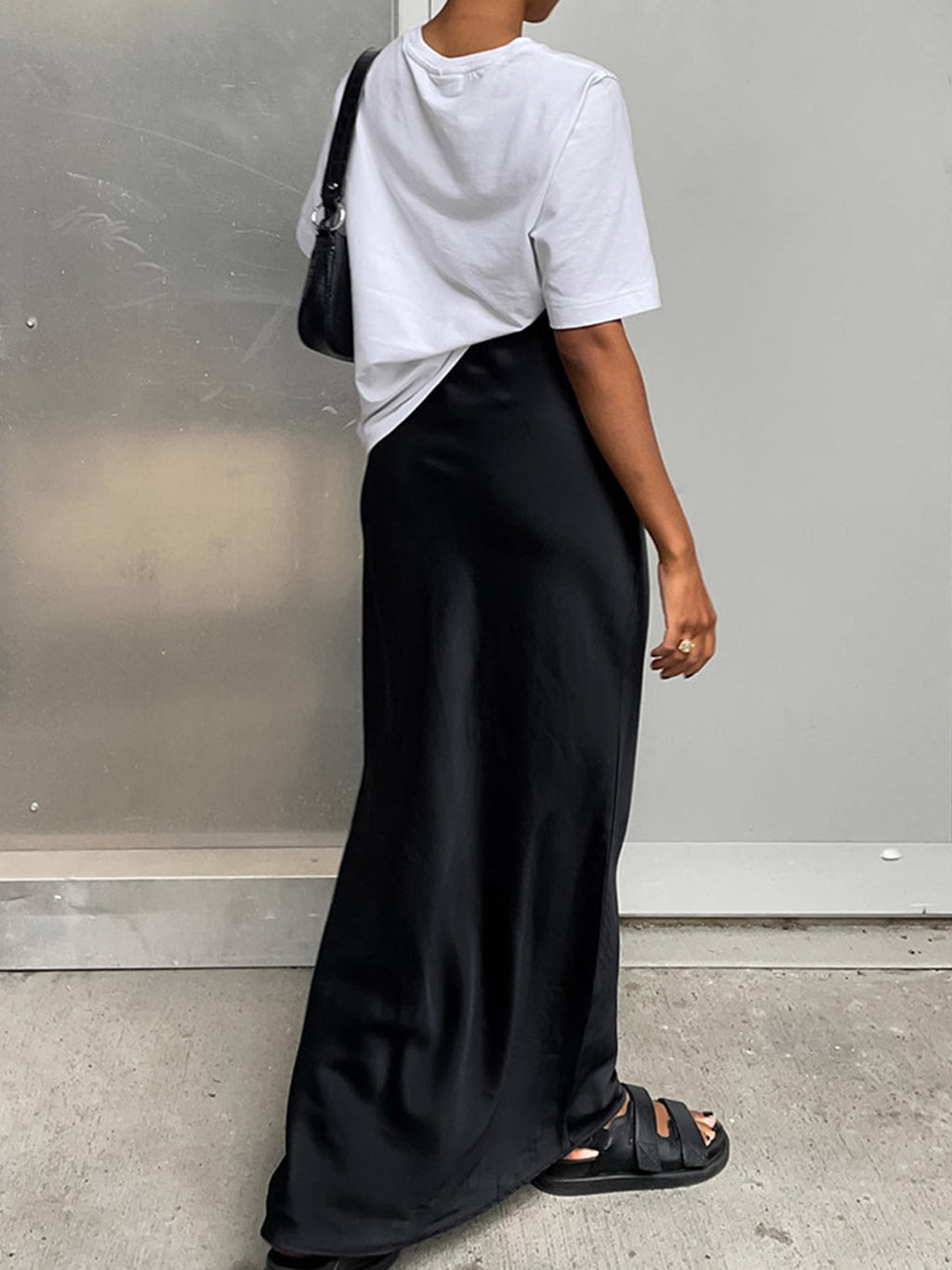 Satin & Co Utility Maxi Skirt