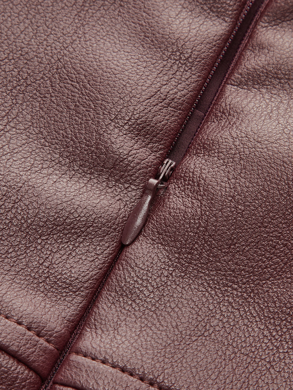 Carla's Choice High-Waisted Leather Flared Mini Skirt