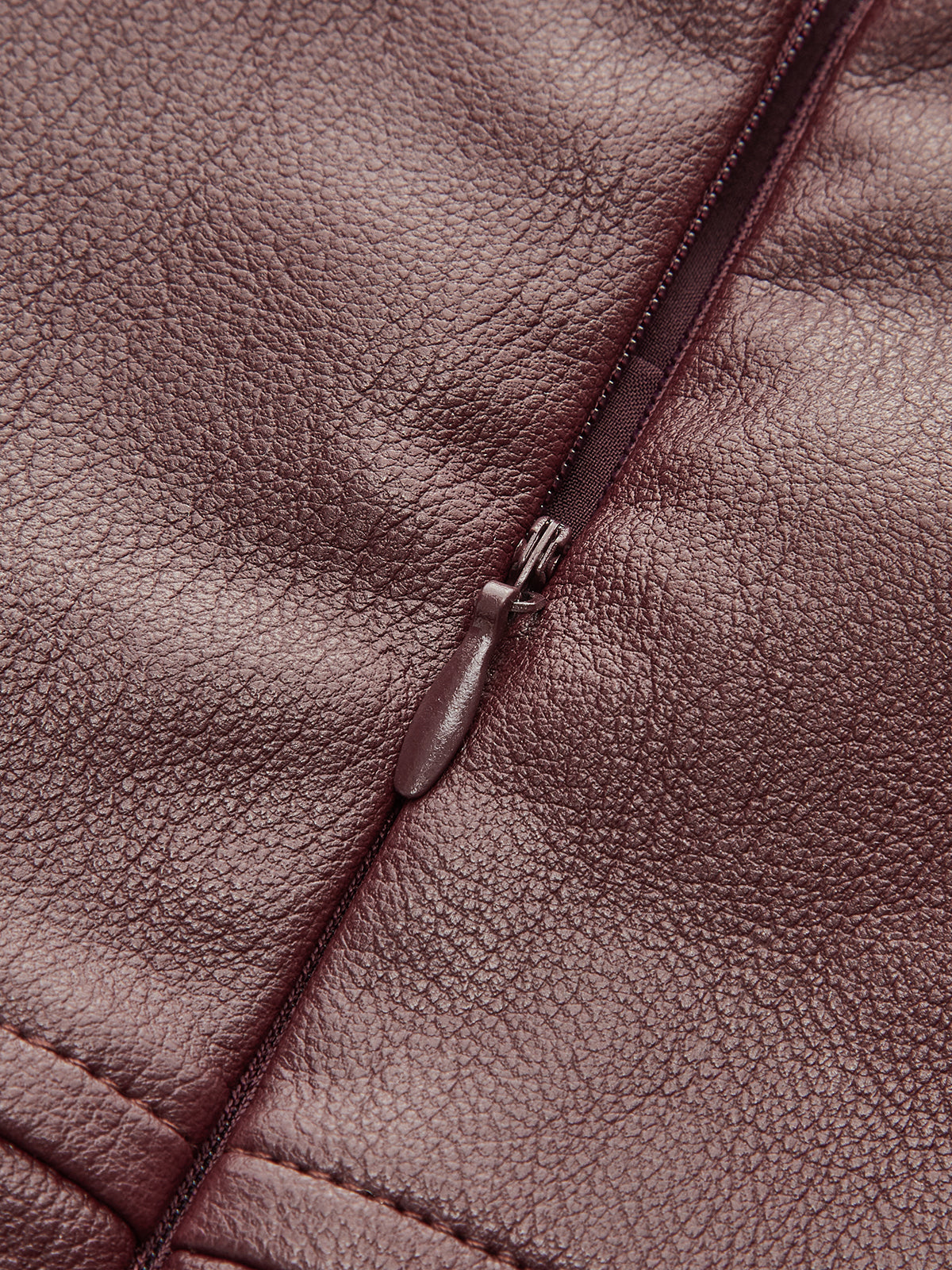 Carla's Choice High-Waisted Leather Flared Mini Skirt