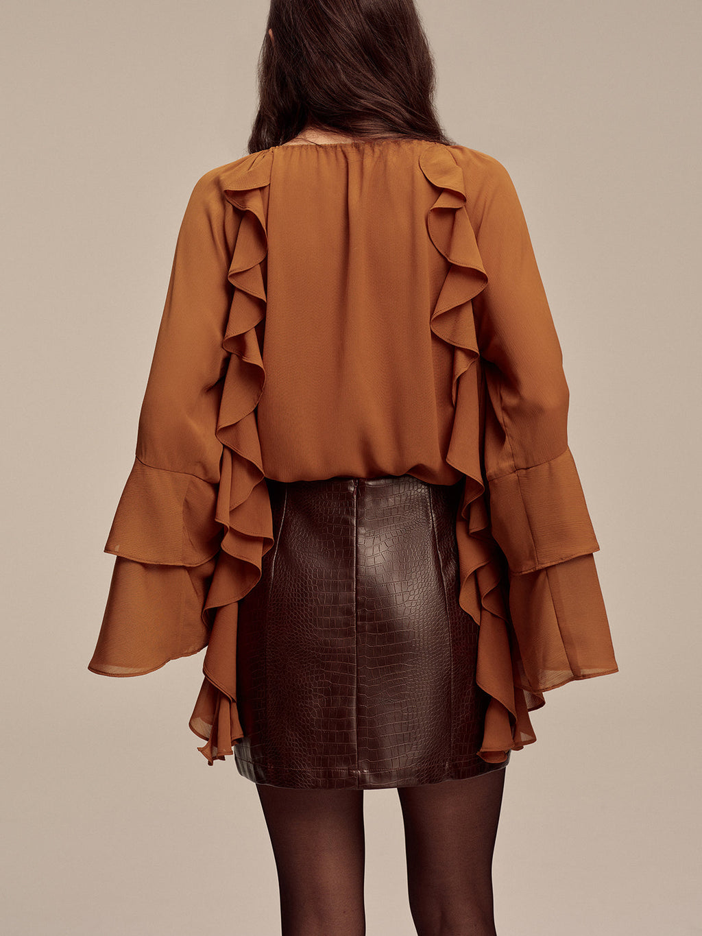 Wild Skin Faux Leather Mini Skirt