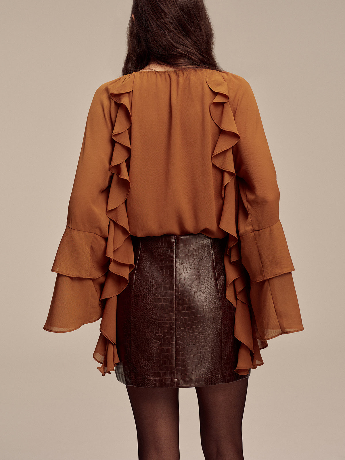 Wild Skin Faux Leather Mini Skirt