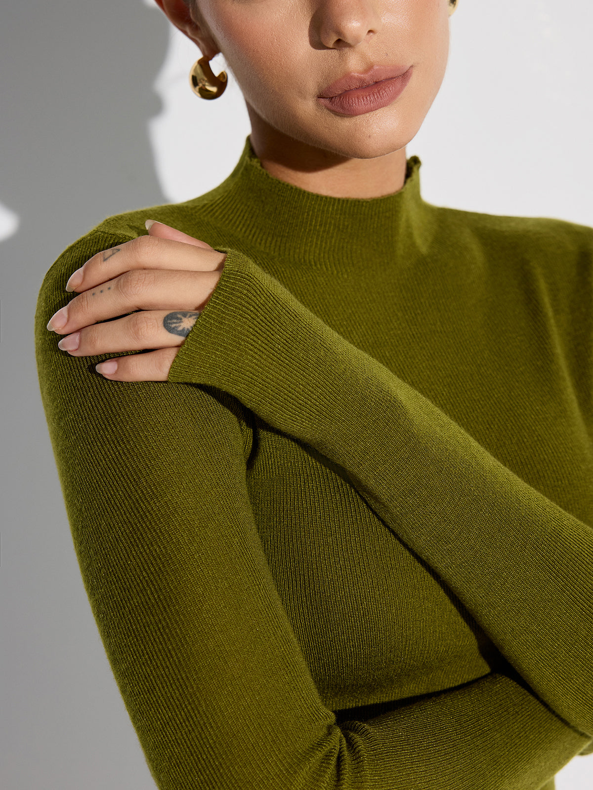 Olivia Wool-Blend Knit Top