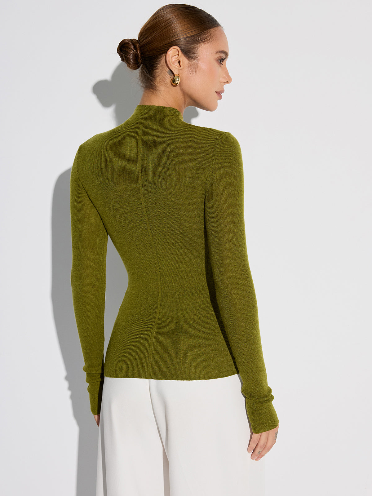 Olivia Wool-Blend Knit Top