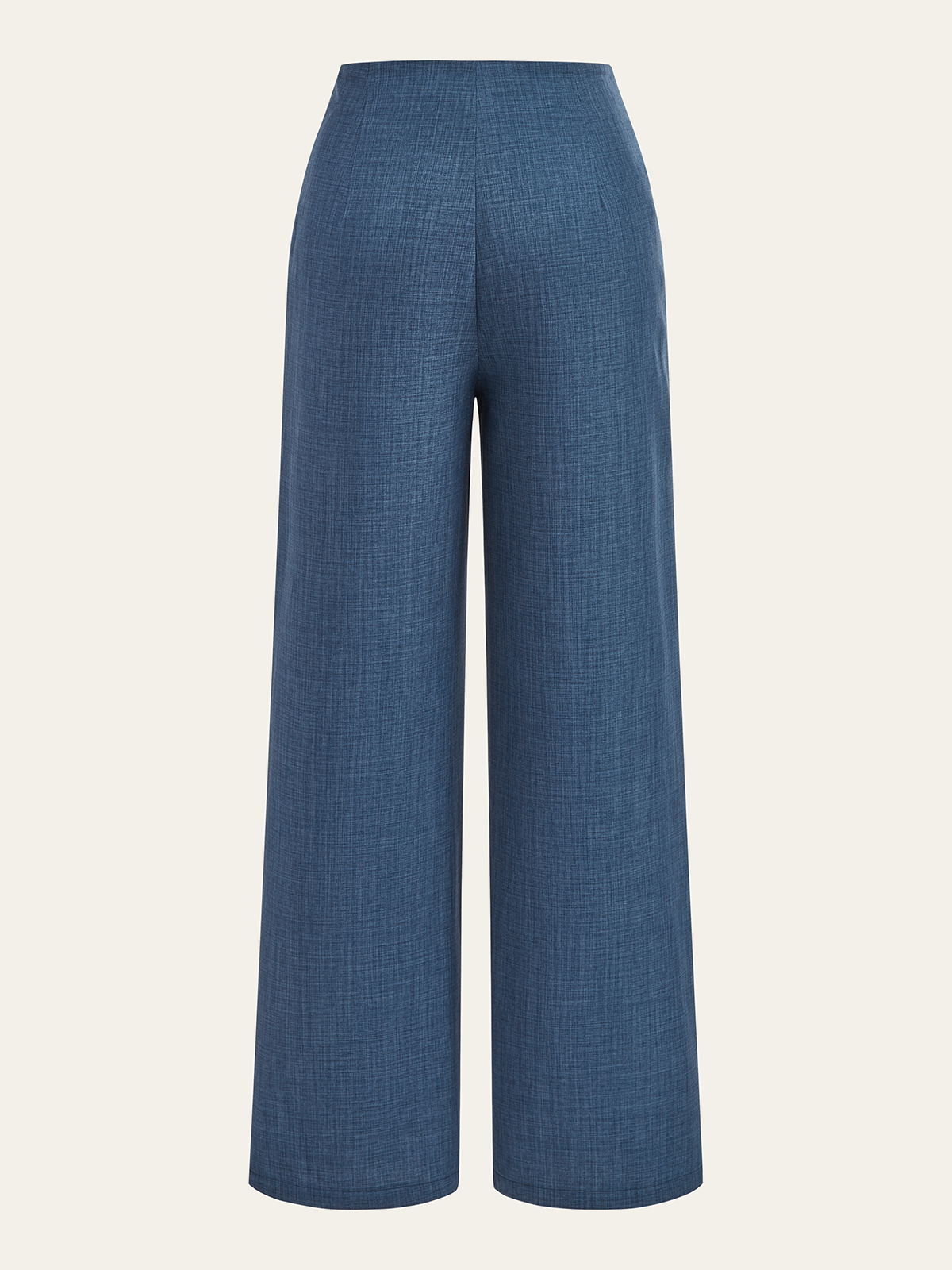 Edge Metal Detail Stylish Straight-Leg Pants