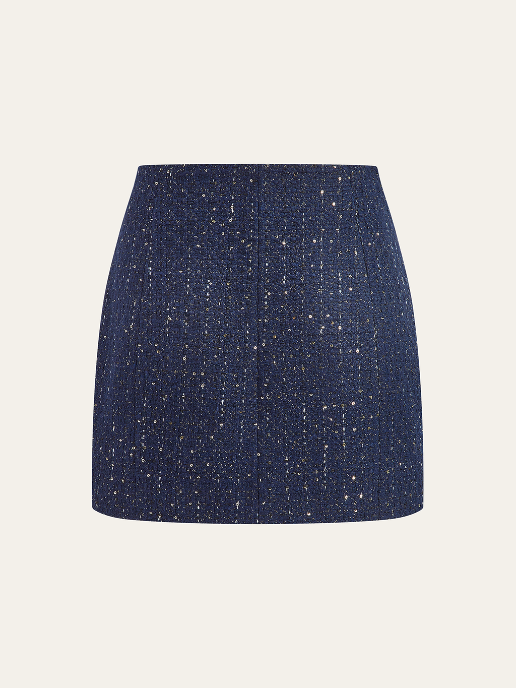 Glimmer Chic Mini Skirt with Pocket