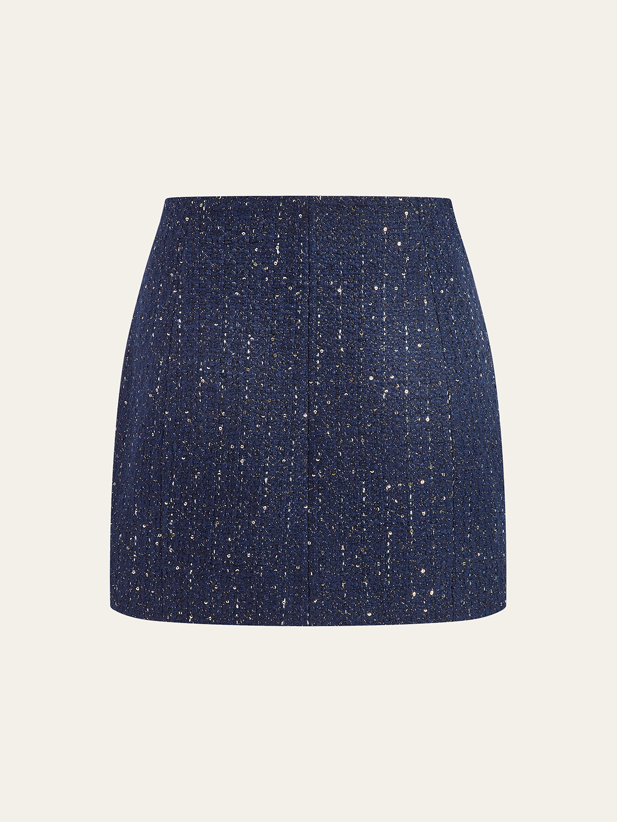 Glimmer Chic Mini Skirt with Pocket