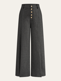 Front Row High-Waisted Wide-Leg Pants