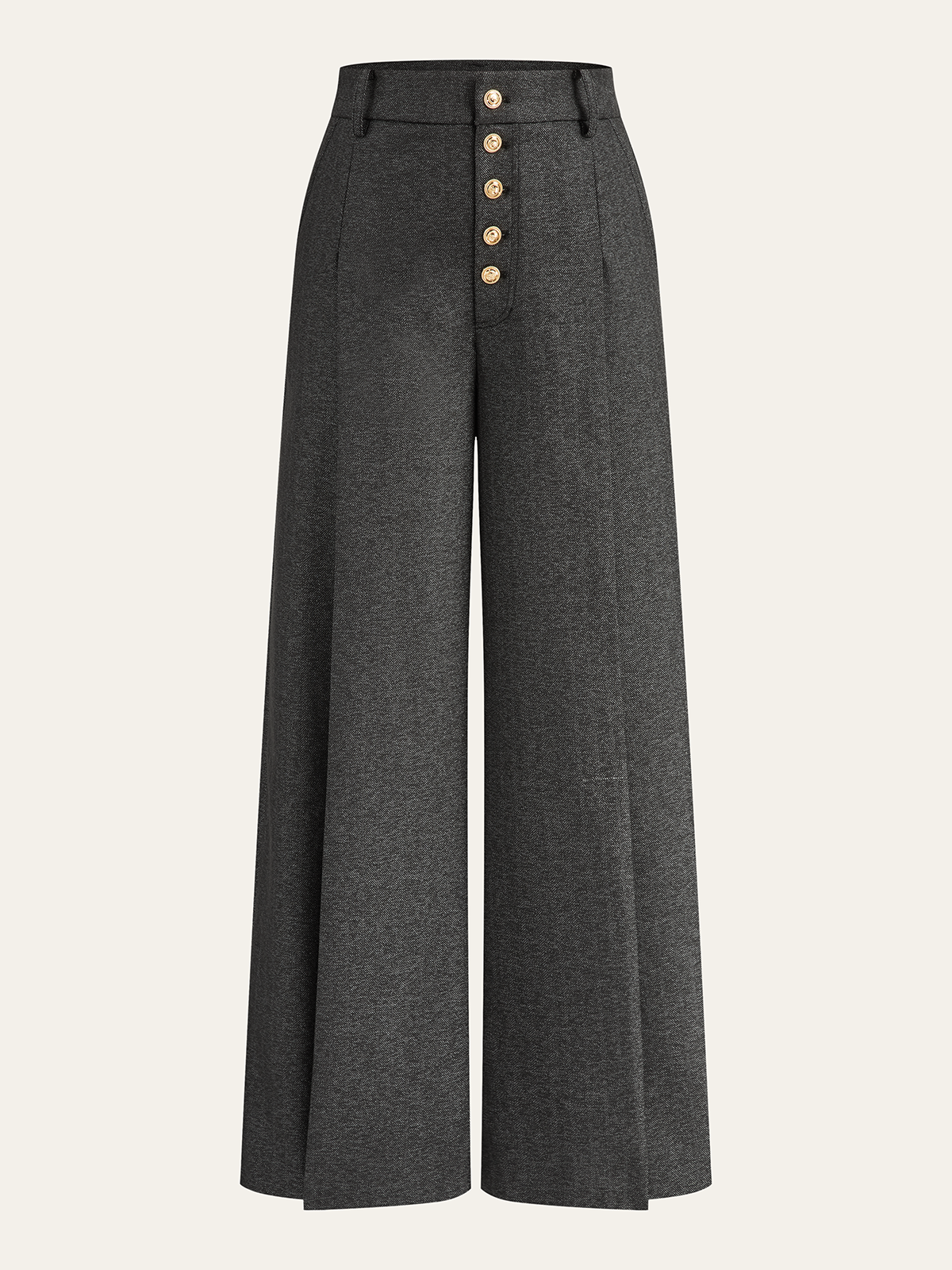 Front Row High-Waisted Wide-Leg Pants