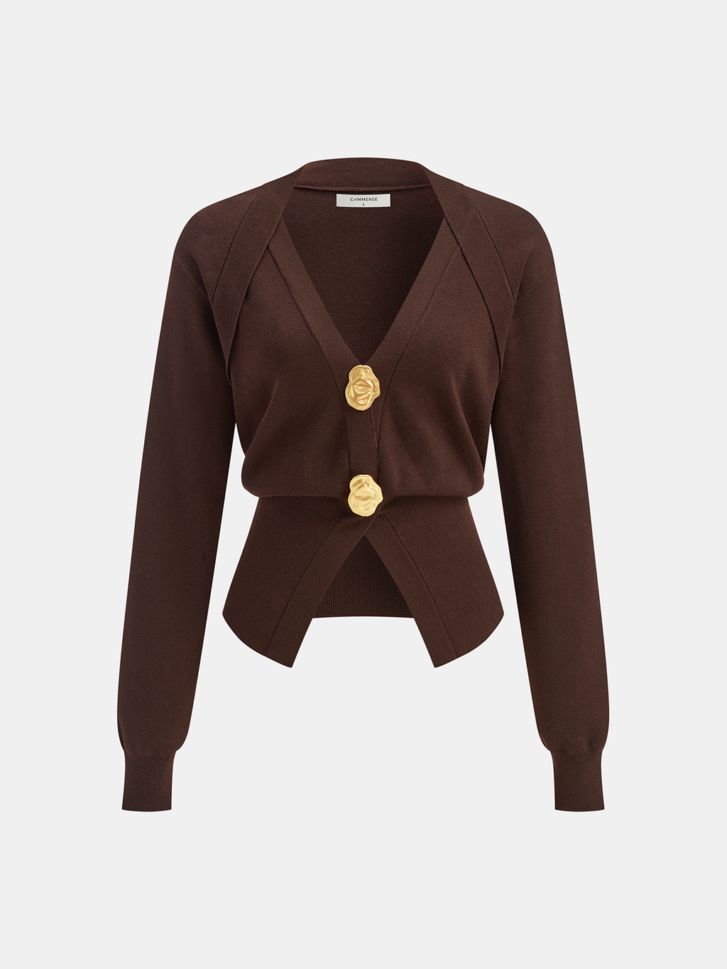 Midas Touch V-Neck Wool Blend Sweater