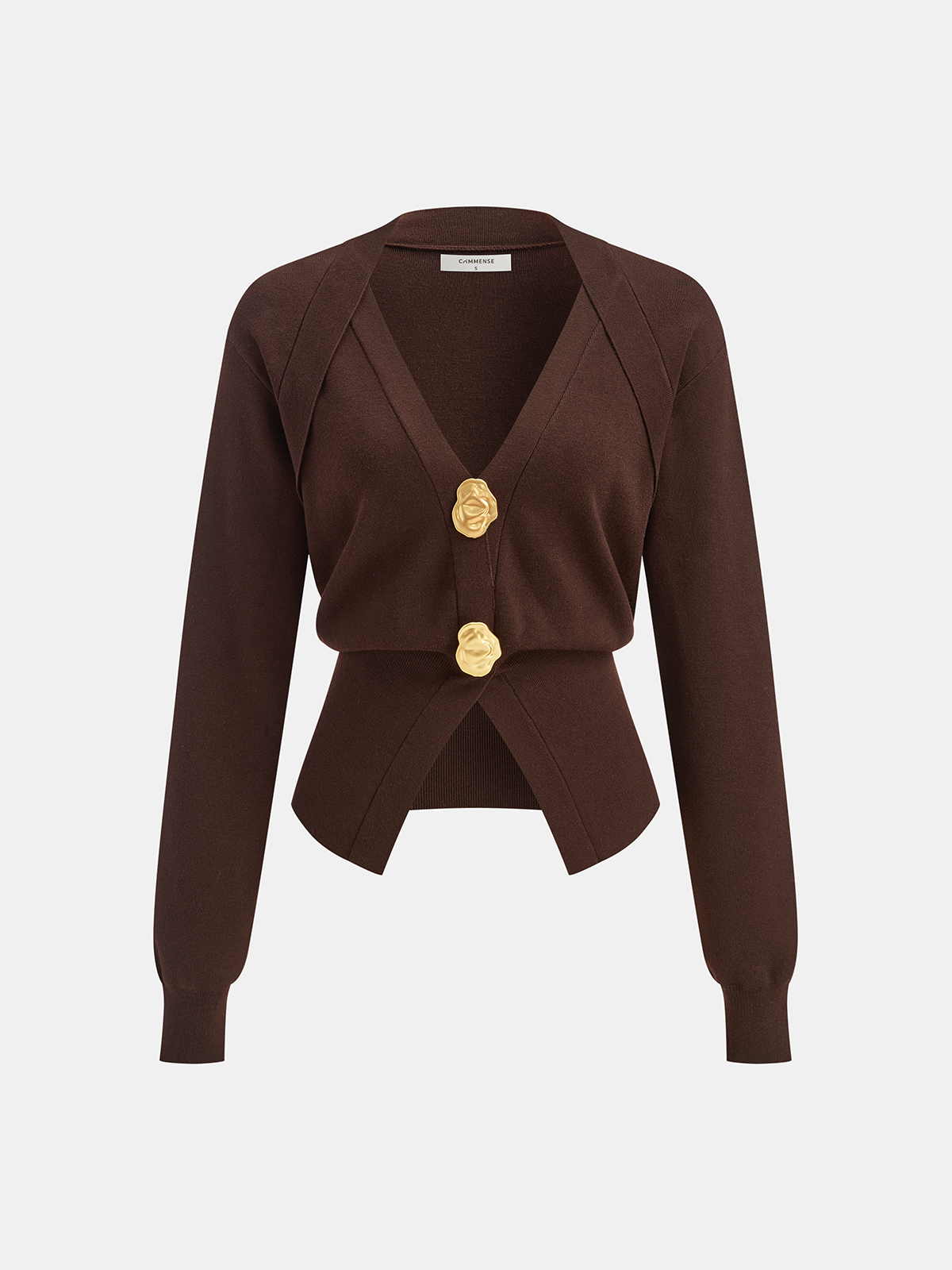 Midas Touch V-Neck Wool Blend Sweater