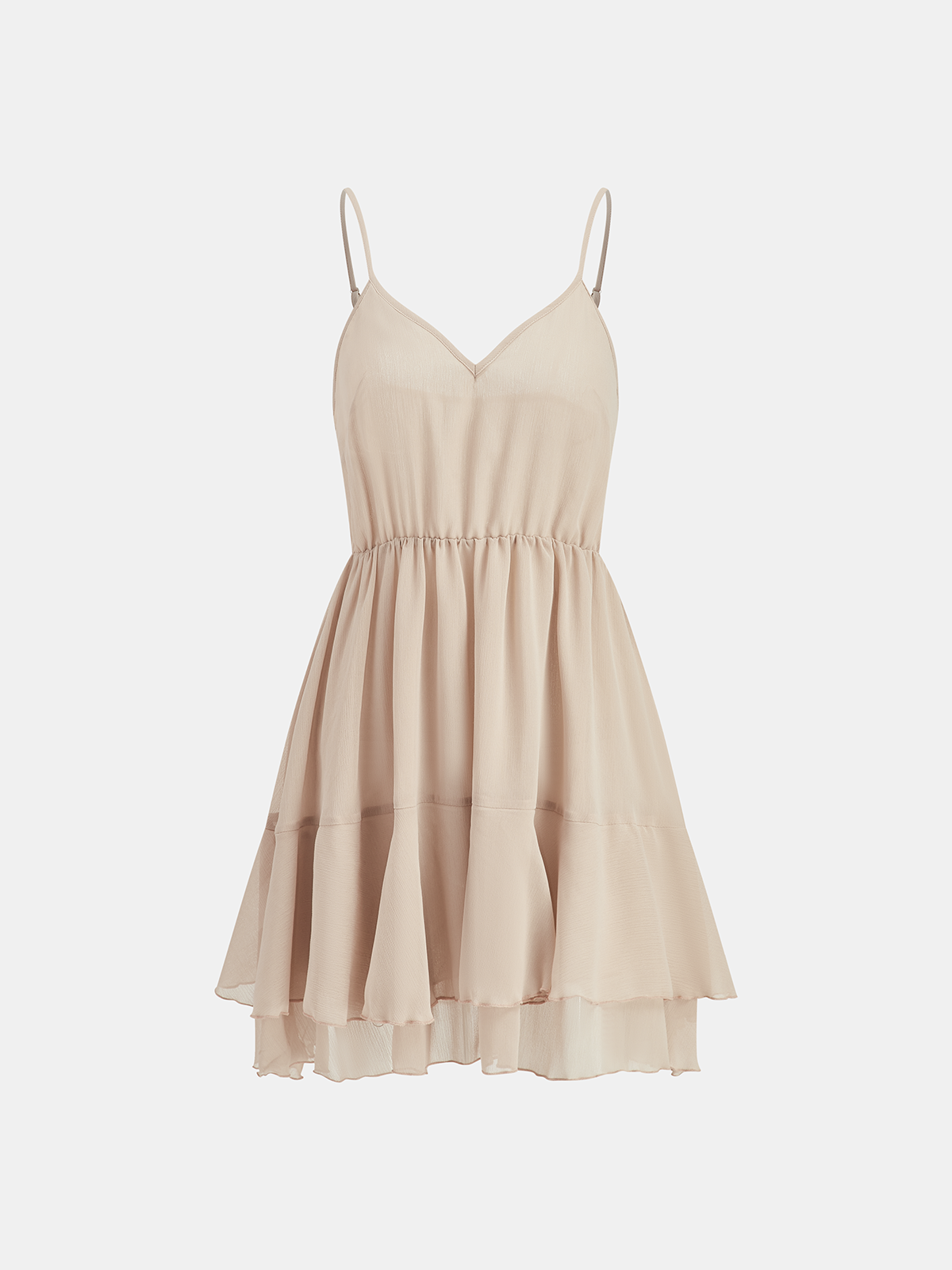 Star Hour Tiered Mini Dress Set with Liner