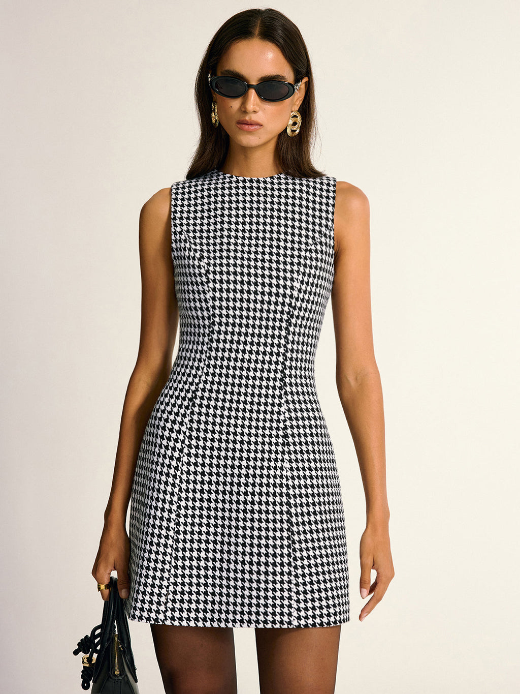 Midtown Edge Sleeveless A-Line Mini Dress