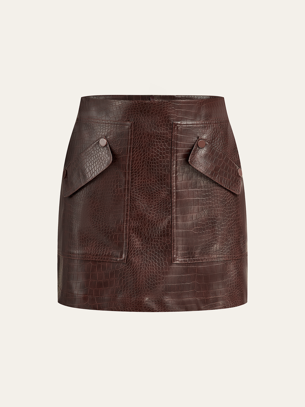 Wild Skin Faux Leather Mini Skirt