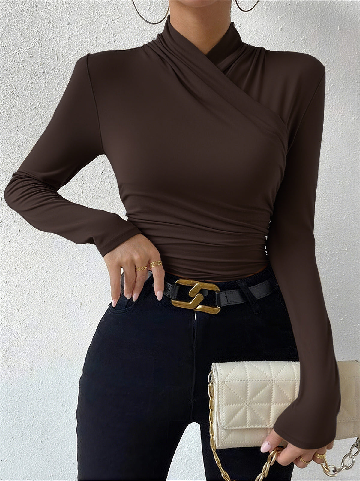 Cinch Me Pleated T-Shirt