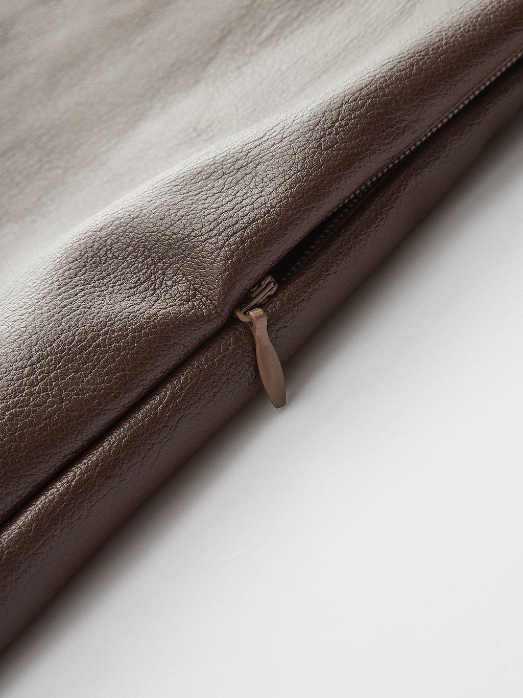 Onyx Edge Metal-Detail Faux Leather Mini Skirt