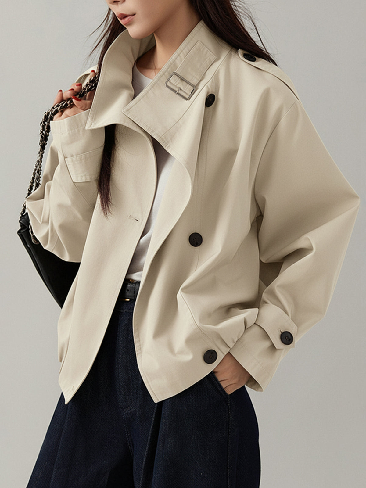 Timeless Style Loose Trench Coat