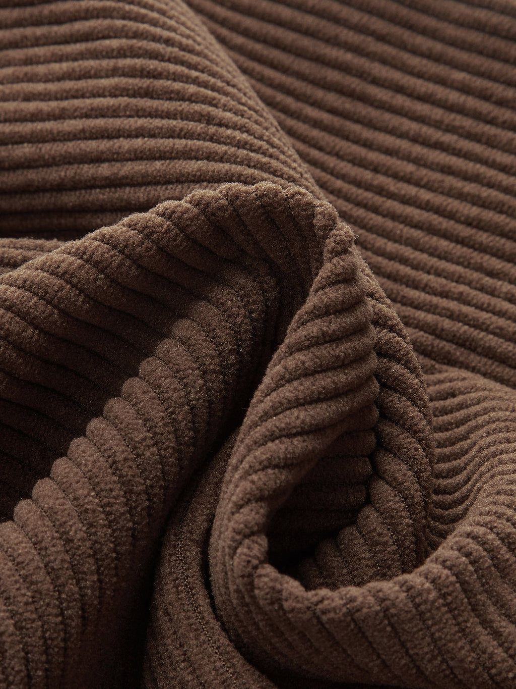 Cozy Essential Corduroy Wide-Leg Pleated Pants