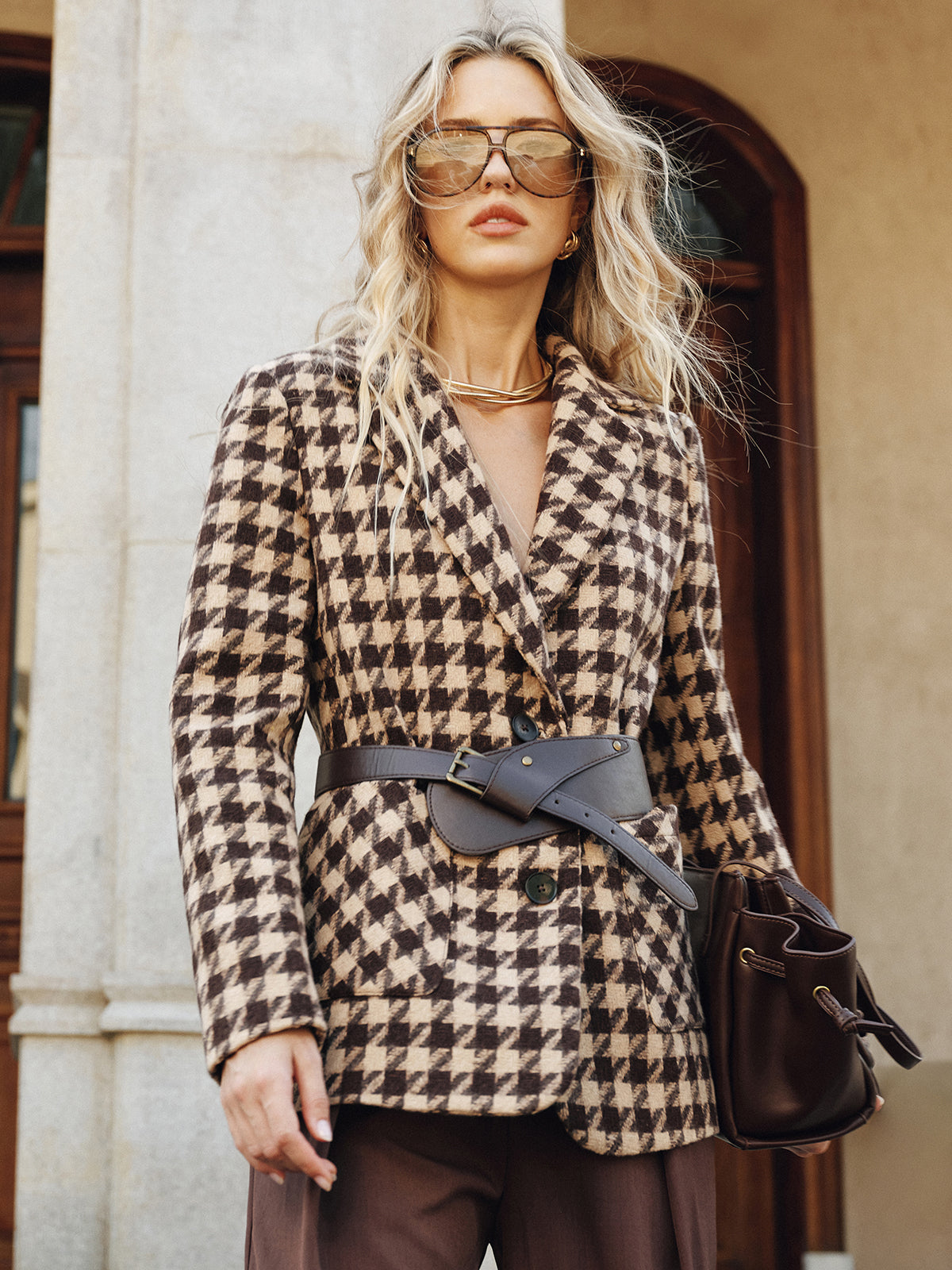 Claires Statement Belted Blazer