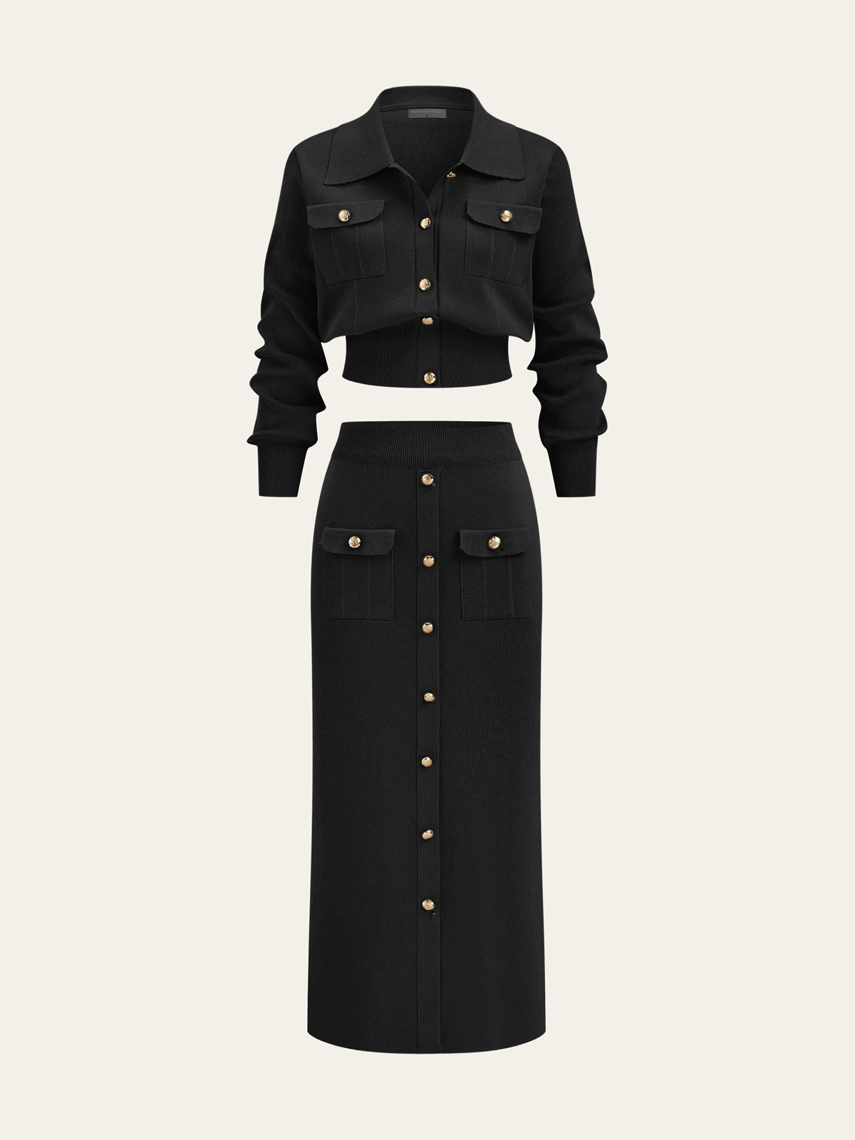 Sophie Cardigan & Midi Skirt Set