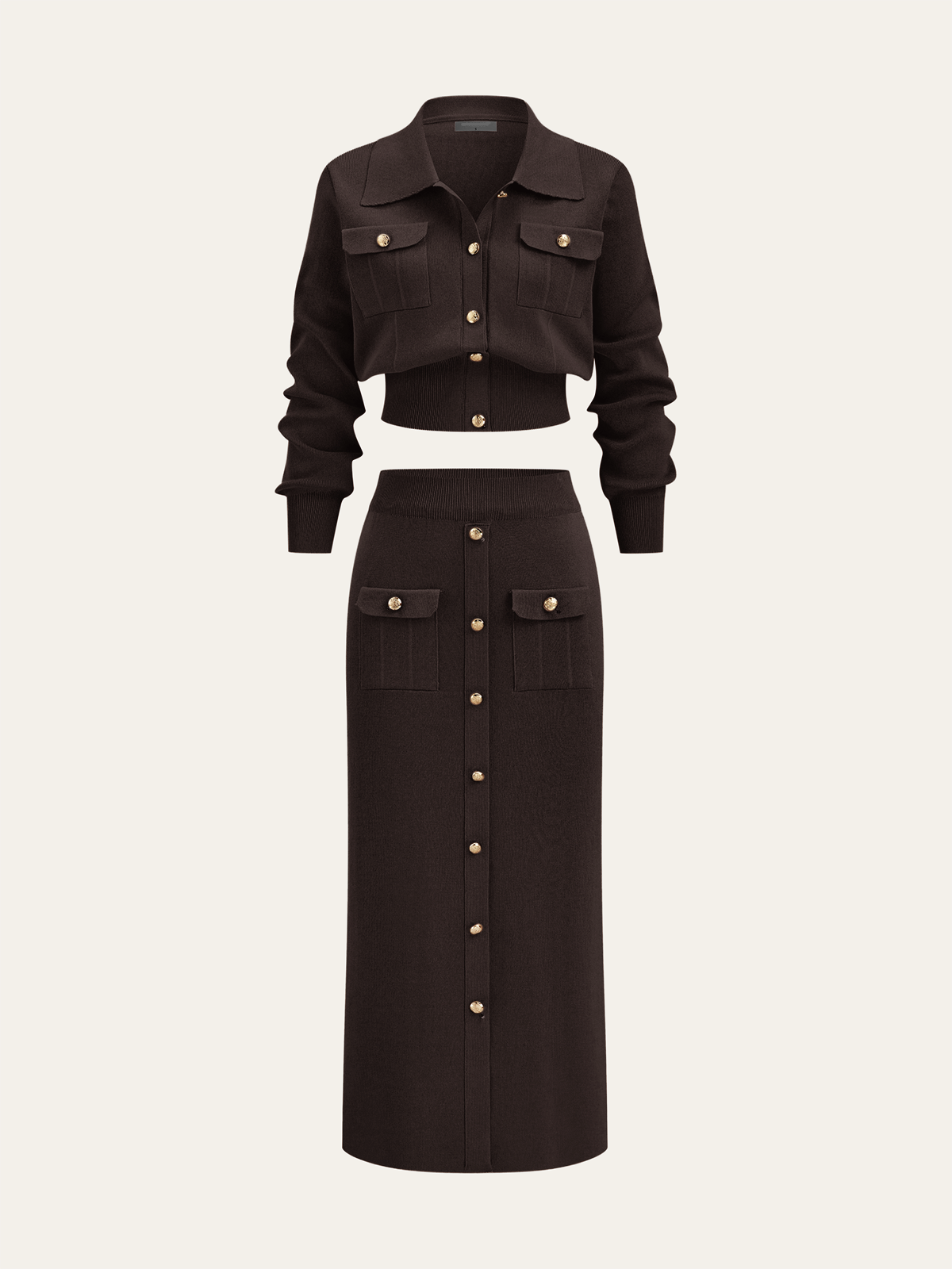 Sophie Cardigan & Midi Skirt Set