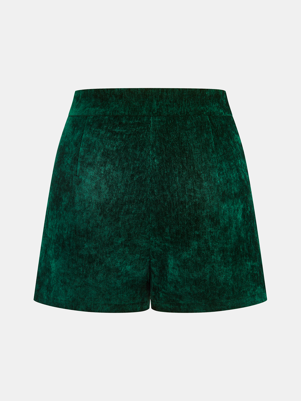 Luxe Velvet High-Waisted Shorts