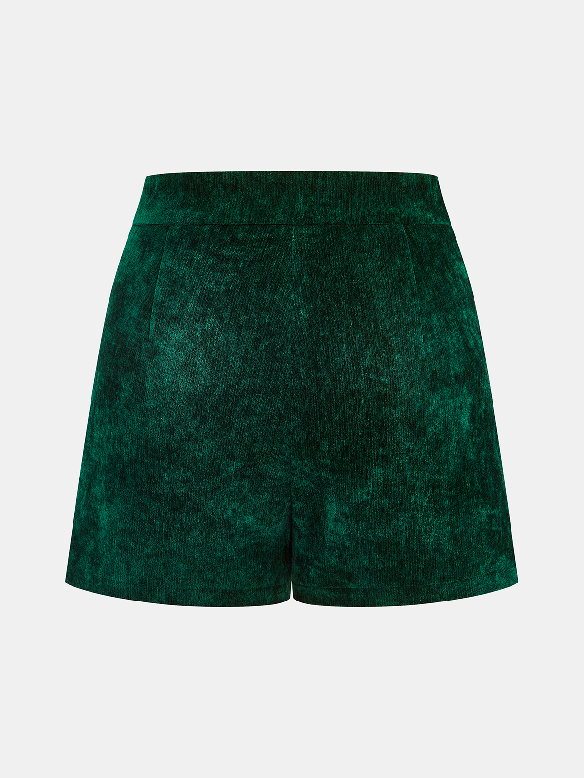 Luxe Velvet High-Waisted Shorts