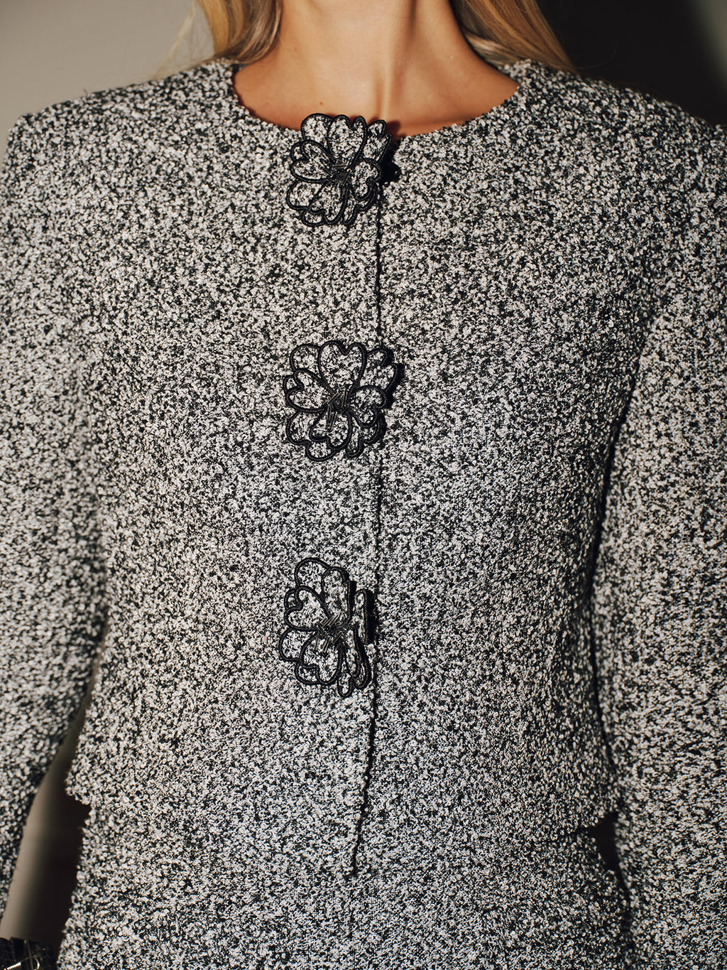 Opulence Floral Tweed Blazer