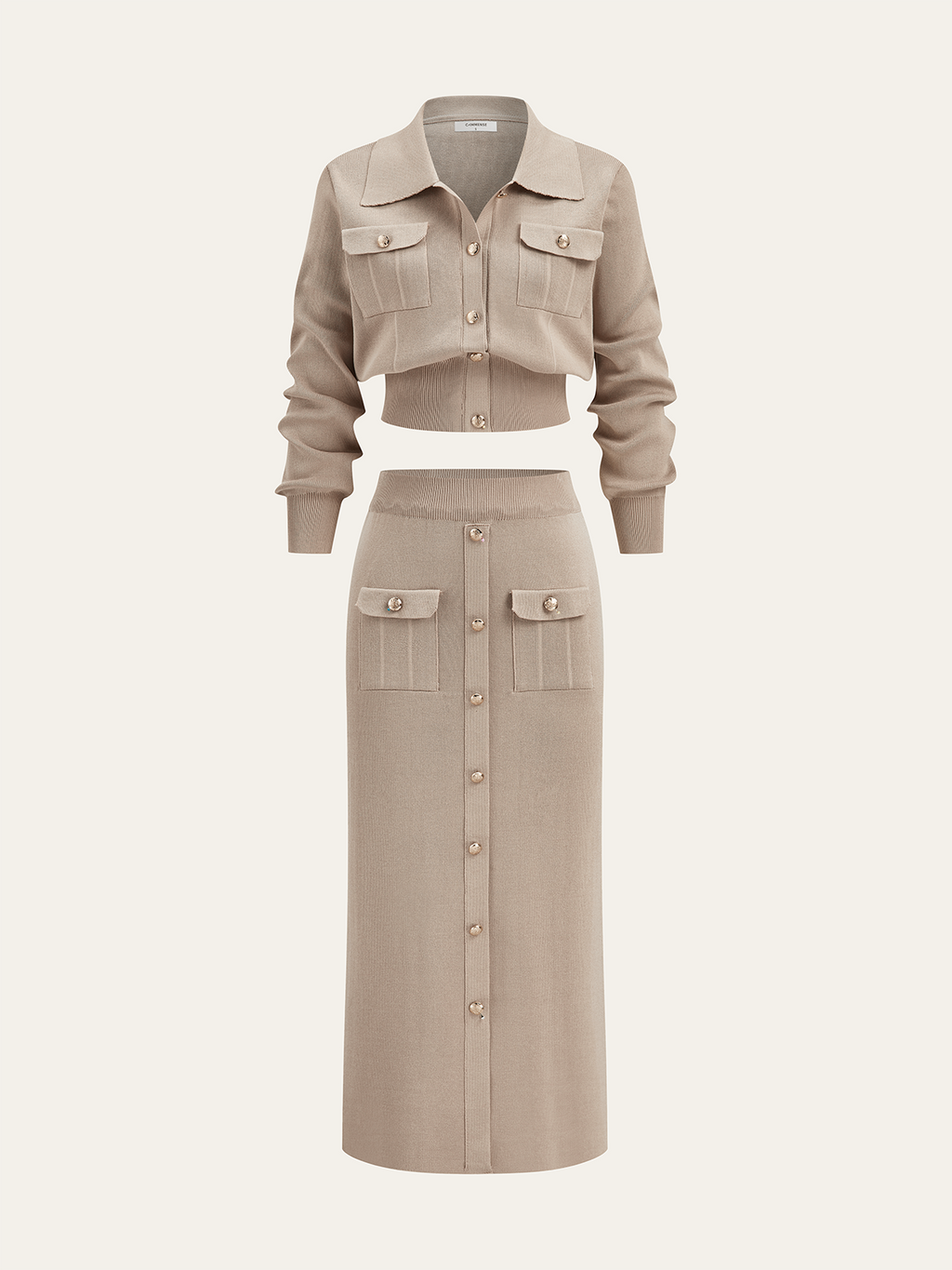 Sophie Cardigan & Midi Skirt Set