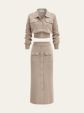 Sophie Cardigan & Midi Skirt Set