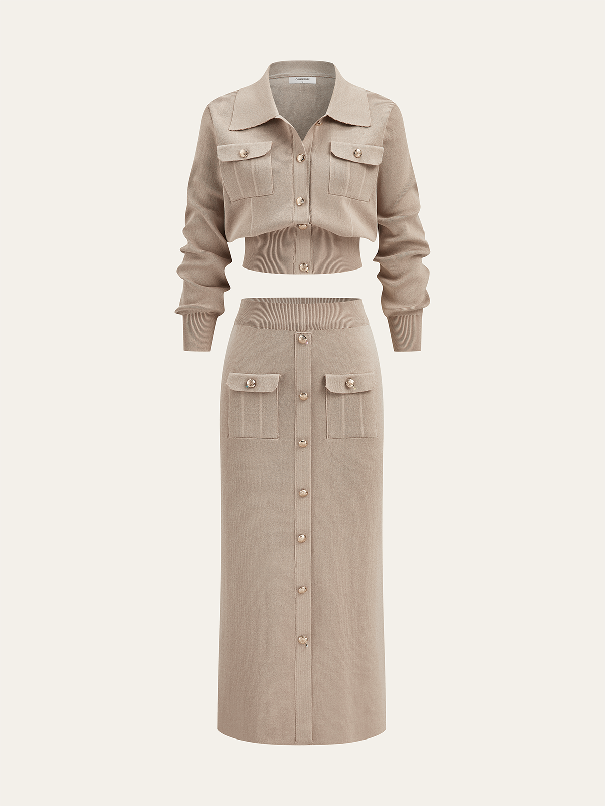 Sophie Cardigan & Midi Skirt Set