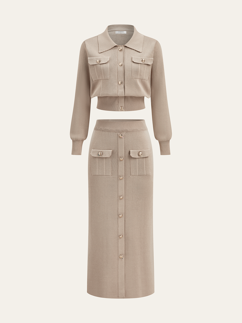Sophie Cardigan & Midi Skirt Set
