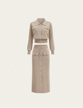 Sophie Cardigan & Midi Skirt Set