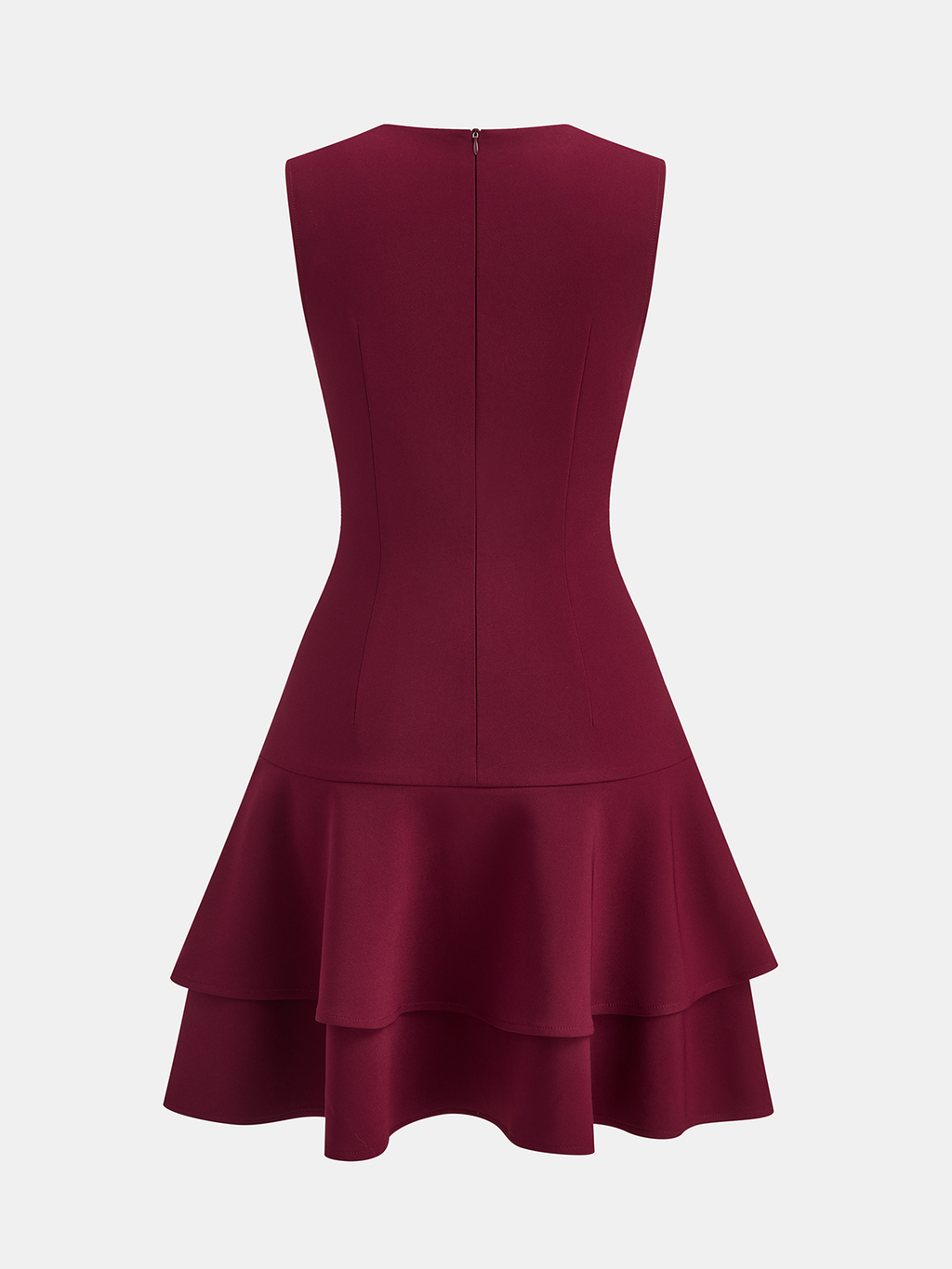 Downtown Lady Hem Sleeveless Mini Dress