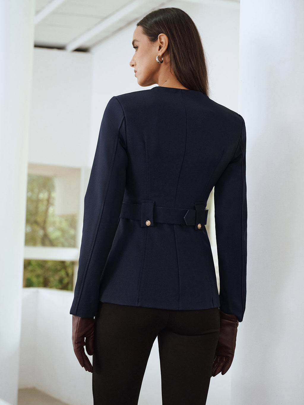 Structured Style Belted Blazer