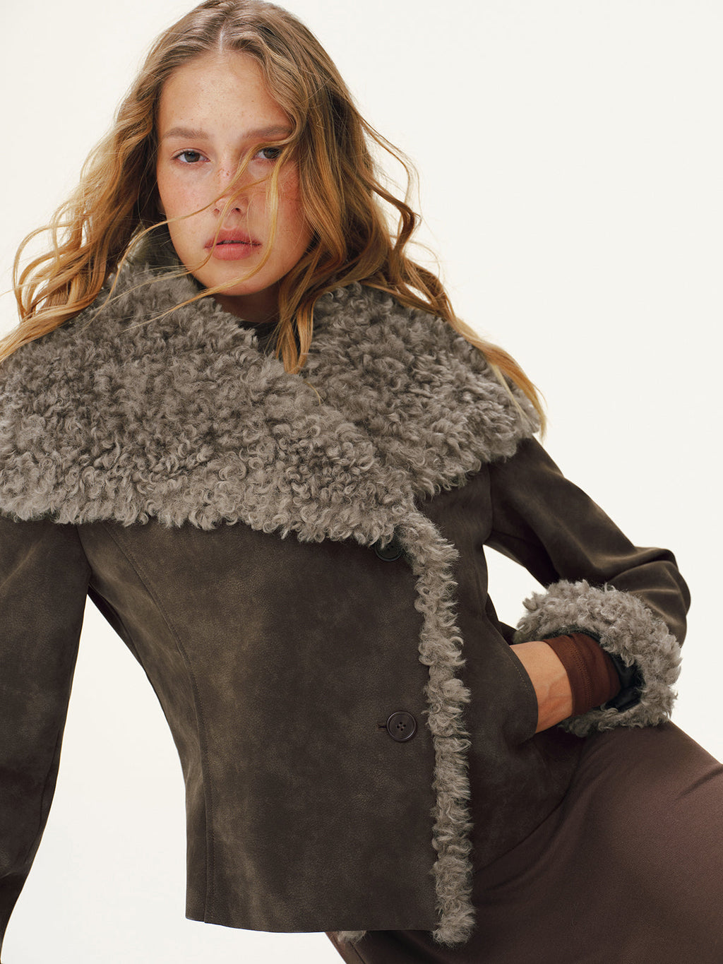 Whistler Collar Classic Suede Short Jacket