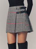Double Belt Adore Mini Skirt
